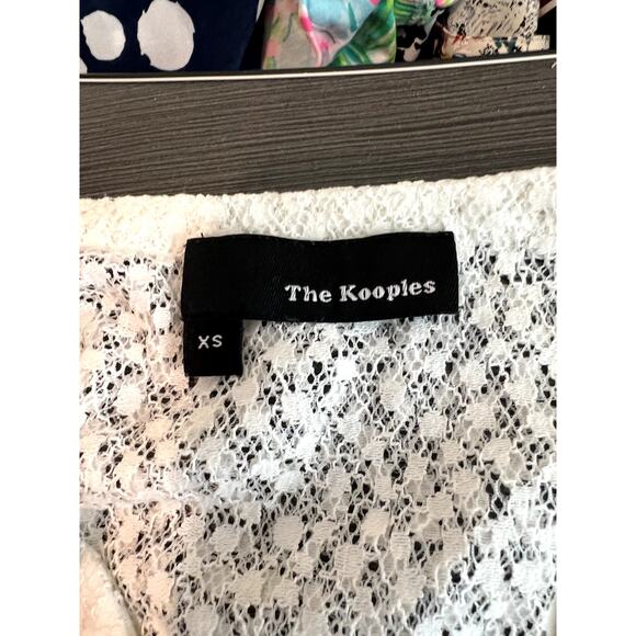 The Kooples white Lace detailing blouse XS - Picture 3 of 7